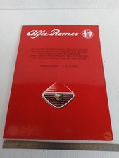 cartella stampa originale Alfa Romeo 1991 33 75 164 3.0 V6 Spider in francese