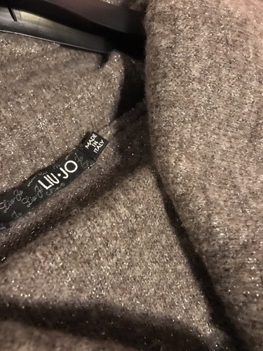 Poncho maglia liu grigio - poncho,