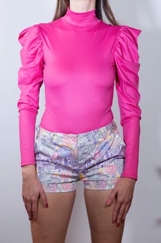 Body fucsia elasticizzato