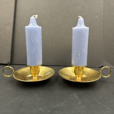 Coppia di candelabri conici a