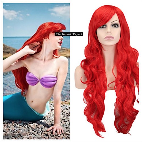Sirenetta simil ariel parrucca - ariel,