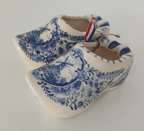 Coppia zoccoli ceramica - coppia, in