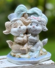 Statuina vintage ceramica