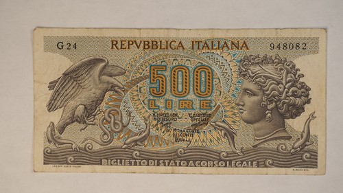 1966 italy 500 lire - italy,