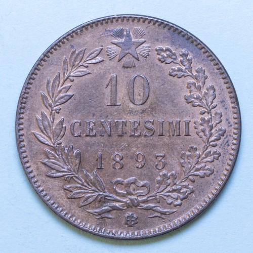 Umberto centesimi 1893 - 10,