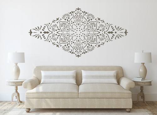 Stencil diamante mandala - diamante,