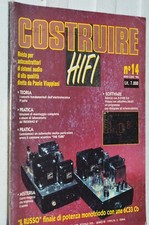 COSTRUIRE HI-FI N°14 GIU/LUG-1995 RIVISTA PER AUTOCOSTRUTTORI HI-FI ALTA QUALITà
