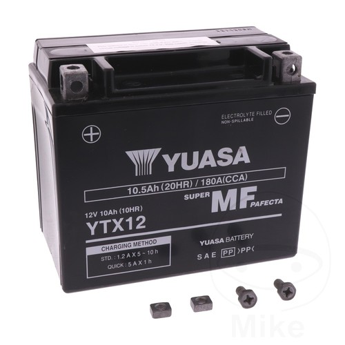 Batteria yuasa ytx12 wet - batteria, l