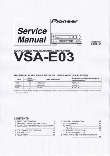 Manuale servizio per - manuale,