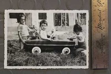 Fotografia Epoca Auto a Pedali Pedal Car Rosca Giordani Corrado Remondini Carrer