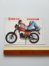 Beta 125-240 Custom - 125 Scrambler depliant originale ITALIANO