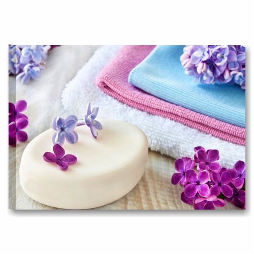 Benessere fiori lilla quadro - fiori,