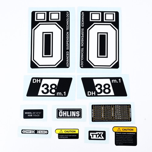 Kit adesivi forcella dh38 - kit,