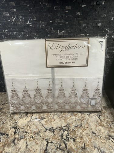Set lenzuola king elizabethan - set,