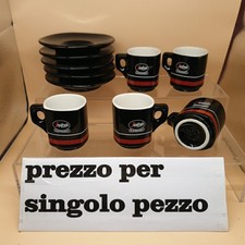 Tazzina Bar Caffé  Segafredo Zanetti Espresso Nera Con Piattino