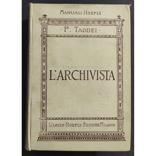 Archivista taddei ed - taddei,