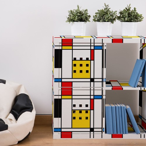 Pellicola adesiva mondrian - mondrian, per
