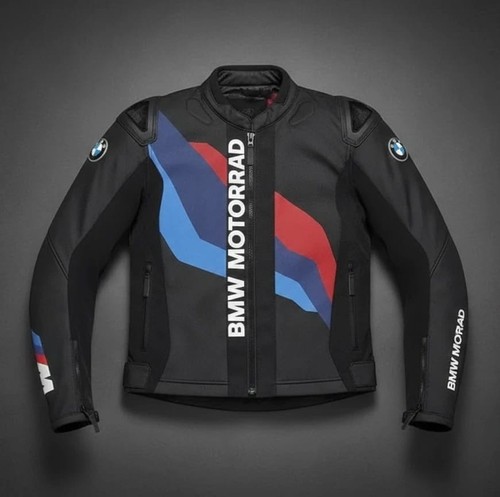 Giacca pelle nera per moto - in,