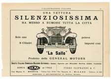 general motors la salle pubblicità vintage auto sicma stampa advertising