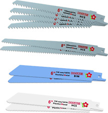 10 Lame per Sega a Gattuccio Universale Seghetto Lunghezza 150Mm/230Mm