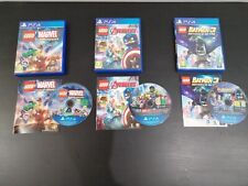 Lego Batman 3 Marvel Super heroes Marvel Avengers - Lotto 3 giochi per PS4 e PS5