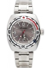Orologio Vostok Amphibia 090661 subacqueo militare meccanico automatico nuovo venditore USA