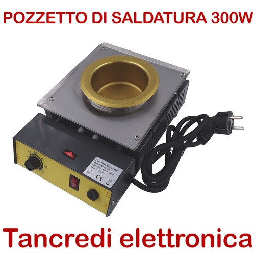 Crogiolo pozzetto 300w - pozzetto, per