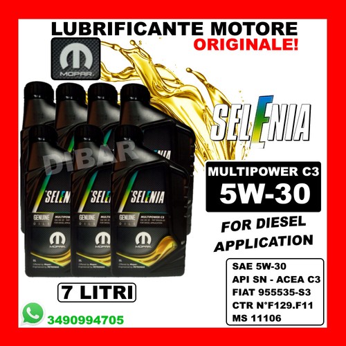 Olio selenia multipower 5w30 - selenia,