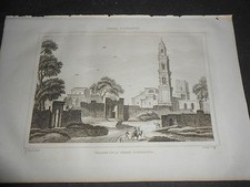 1836 INCISIONE BULINO SOLETO