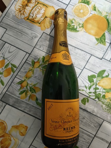Bottiglia champagne vuota - champagne,