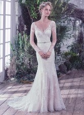 Abito da sposa sirena pizzo