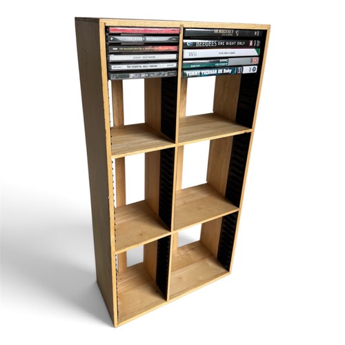 Scaffale porta dvd legno - scaffale,