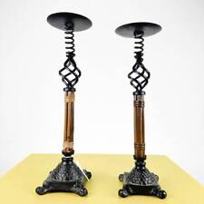 coppia di portacandele etnici