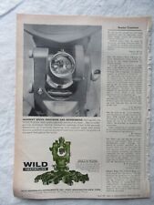 1961 Stampa AD Wild Heerbrugg