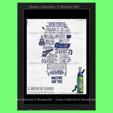 Anni ' 00  * Pubblicità Originale "Nastro Azzurro, O Bevi O Guidi" Cornice