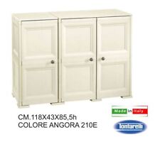 Tontarelli Armadio 3 Ante 118X43X85,5h cm colore Angora TO5581A