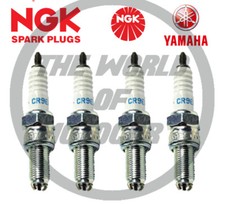 KIT/4 CANDELE NGK/CR9EK PER MOTO YAMAHA FZ1 1000 2006 2007 2008 2009 2010 CR9EK