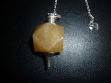 GOLD QUARTZ PENDULUM GOLD