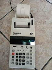 Calcolatrice Vintage Scrivente Olympia PD2212 con 3 rotoli di carta