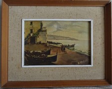 DI VECCHIA DATA QUESTO QUADRO DIPINTO AD OLIO FIRMATO