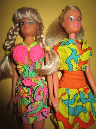 B1421 due vecchie simba doll - vecchie,