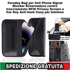 Faraday Bag per Cell Phone Signal Blocker Schermatura contro tracciamento...
