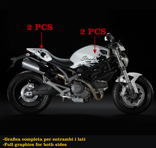 Kit adesivi ducati - ducati, monster