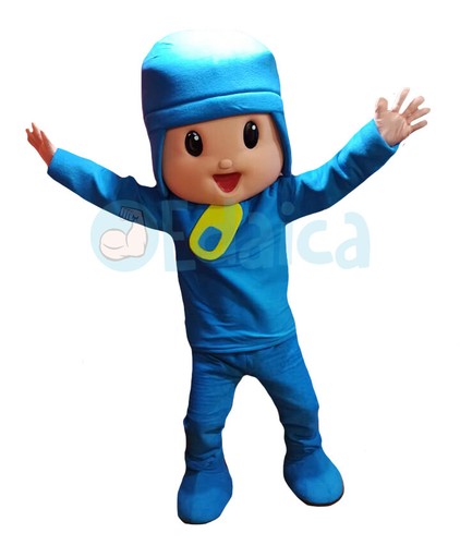 Mascotte pocoyo deluxe - pocoyo, costume
