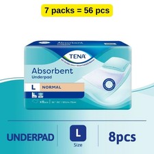 56 pezzi TENA sottopiede assorbente grande monouso protezione perdite letto