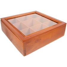 Wood Storage Box Retro Style