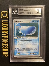 BGS 9 MINT ITA Wailord Ex HOLO Ex Sandstorm #100 Nm Mint Wotc Carta Pokemon