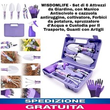 Set 6 Attrezzi da Giardino,con