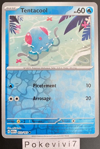 Carte pokemon tentacool - carte,