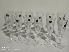 Capri Crystal Italia 12 Bicchieri di Champagne - Calici Cristallo Piombo